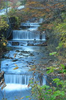 view--noboribetsu hell valley - waterfall sewage 