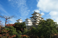 left side of himeji castle 