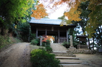 entrance of engyoji temple - niomon gate 