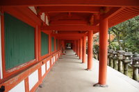 hallway of kasuga taisha 