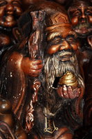 god of longevity made of copper 