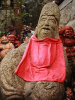 god of fortune with red bib 