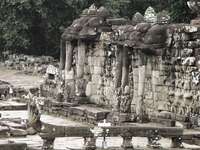 elephant terrace Siem reap, South East Asia, Cambodia, Asia