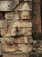 stone man Siem reap, South East Asia, Cambodia, Asia