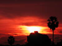 sunset at angkor Phnom Penh, Siem Reap, South East Asia, Cambodia, Asia