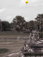 angkor balloon Siem reap, South East Asia, Cambodia, Asia