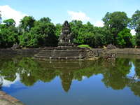 view--prasat neak pean Siem Reap, South East Asia, Cambodia, Asia