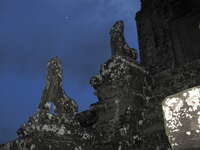 stone lions Siem Reap, South East Asia, Cambodia, Asia