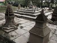 bakong temple model Phnom Penh, Siem Reap, South East Asia, Cambodia, Asia