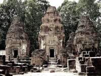 view--preah ko Phnom Penh, Siem Reap, South East Asia, Cambodia, Asia