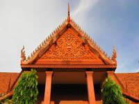 roof of phnom penh national museum Saigon, Phnom Penh, South East Asia, Vietnam, Cambodia, Asia