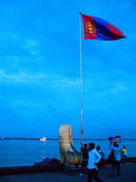 river side of royal palace Phnom Penh, South East Asia, Vietnam, Asia