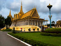 silver pagoda Phnom Penh, South East Asia, Vietnam, Asia