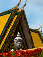 view--tripitaka buddha Phnom Penh, South East Asia, Vietnam, Asia