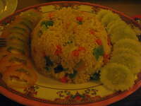 food--veggie fried rice Siem reap, South East Asia, Cambodia, Asia