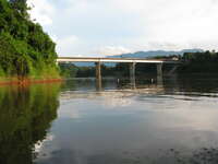 laos friendship bridge Vientiane, Hin Boun Village, South East Asia, Laos, Asia