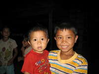 laos brothers Vientiane, Hin Boun Village, South East Asia, Laos, Asia