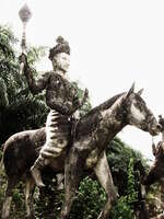 four armed hourseman Vientiane, South East Asia, Laos, Asia