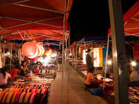 luang prabang night market Pakbeng, Luang Prabang, South East Asia, Laos, Asia