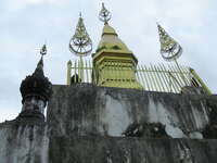 phousi main temple Luang Prabang, South East Asia, Laos, Asia