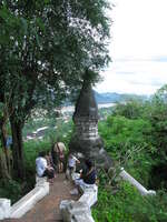 midway stupa Luang Prabang, South East Asia, Laos, Asia