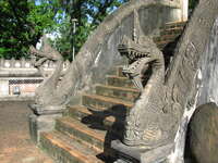 haw pha kaew stiarcases Luang Prabang, Vientiane, South East Asia, Laos, Asia