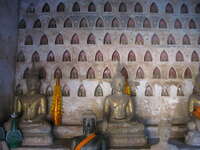 thousand buddhas Luang Prabang, Vientiane, South East Asia, Laos, Asia