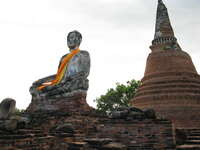 wat woachetha ram Ayutthaya, Central Thailand, Thailand, Asia