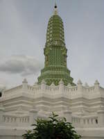 green temple Ayutthaya, Bangkok, South East Asia, Thailand, Asia