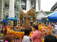 statue of brahma Bangkok, South East Asia, Thailand, Asia