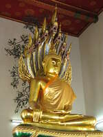 naga king buddha Bangkok, South East Asia, Thailand, Asia