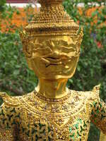 golden chedis Bangkok, South East Asia, Thailand, Asia
