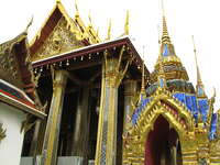 gold temple Bangkok, South East Asia, Thailand, Asia