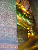 view--peeking at sleeping buddha Bangkok, South East Asia, Thailand, Asia