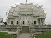 wat rong khun at chiangrai Chiangrai, Chiang Khong, South East Asia, Thailand, Laos, Asia