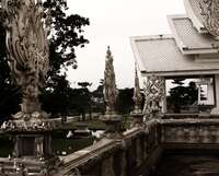 wat rong khun temple Chiangrai, Chiang Khong, South East Asia, Thailand, Laos, Asia