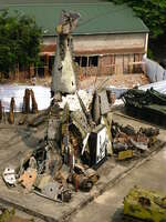 american plane wreckage Hanoi, South East Asia, Vietnam, Asia
