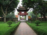 hanoi temple of literature Hanoi, South East Asia, Vietnam, Asia