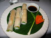 food--spring rolls Hoi An, My Son, South East Asia, Vietnam, Asia