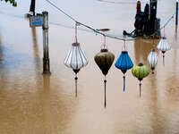 view--water lantern Hoi An, South East Asia, Vietnam, Asia