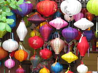 view--assorted lantern Hoi An, My Son, South East Asia, Vietnam, Asia