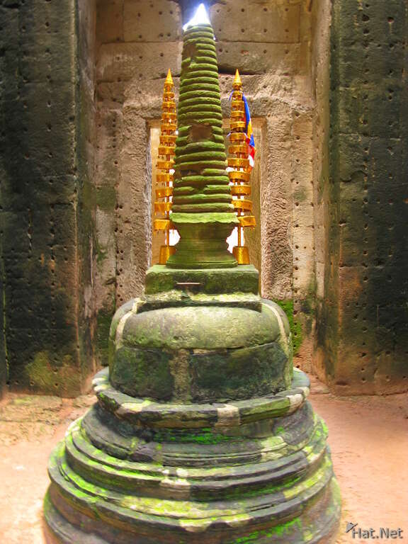center stupa in preah khan