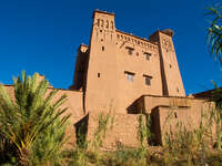 view--ait ben haddou entrance Ouarzazate, Interior, Morocco, Africa