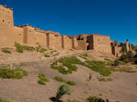 view--taoutirt kasbah Ouarzazate, Interior, Morocco, Africa