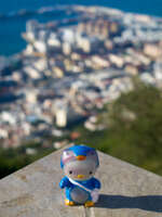 view--hello kitty in gibraltar Tangier, Algeciras, Gibraltar, Mediterranean Coast, Cadiz, Morocco, Spain, Gibraltar, Africa, Europe