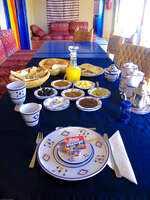 view--breakfast in raid ali merzouga Merzouga, Sahara, Morocco, Africa