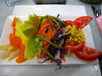 view--mixed salad in granada Malaga, Granada, Andalucia, Spain, Europe