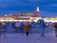 view--rush hour Casablanca, Marrakesh, Imperial City, Morocco, Africa