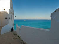 view--mediterranean sea Tangier, Mediterranean, Morocco, Africa