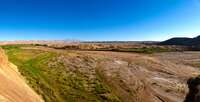 view--valley of ait bin haddou Ouarzazate, Interior, Morocco, Africa